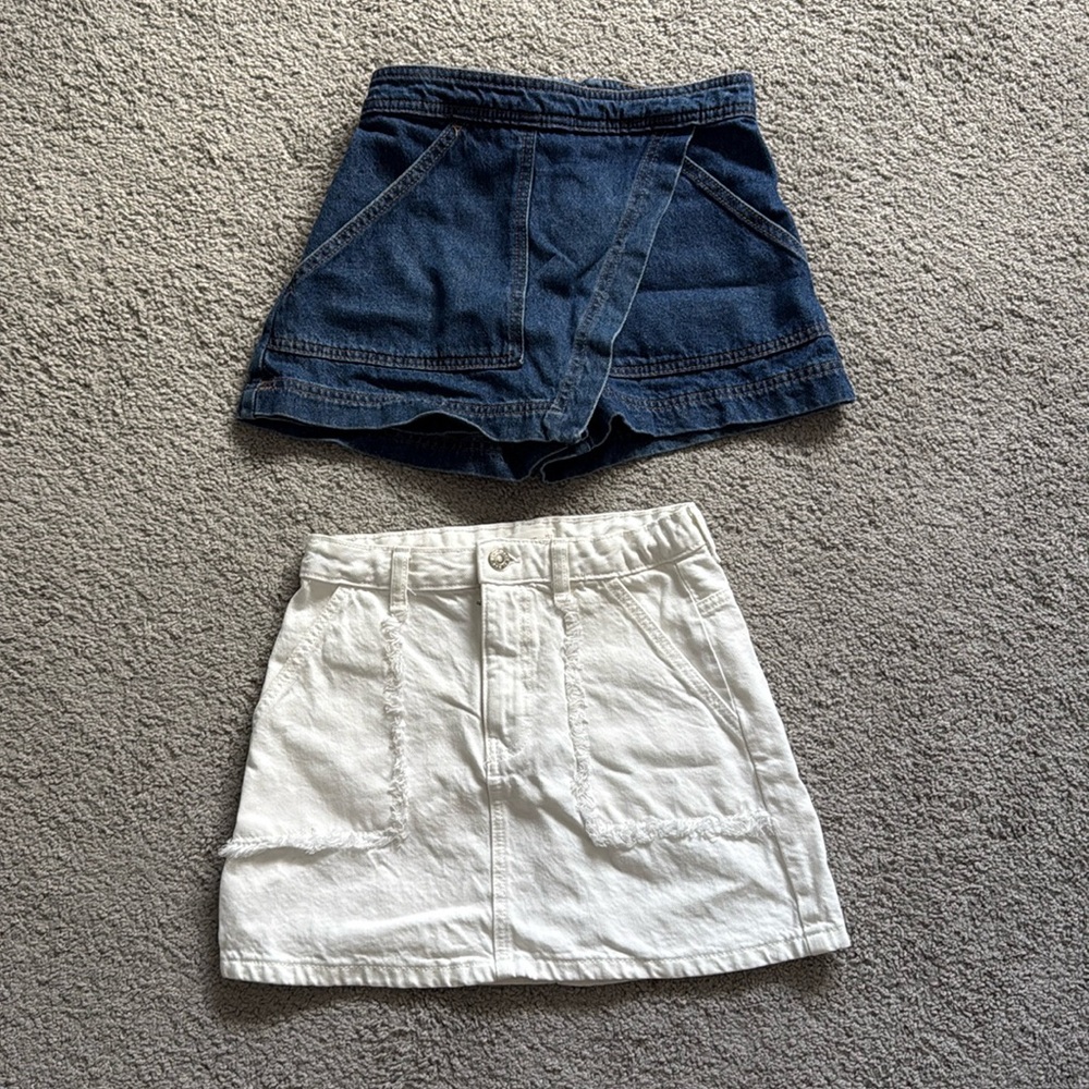 Two girl’s skirts size 8 in excellent condition